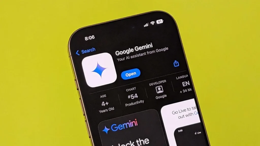 google gemini App Store